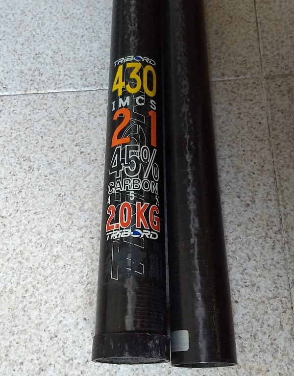 Tribord - Albero 430 SDM - 45% carbonio - 2 Kg.