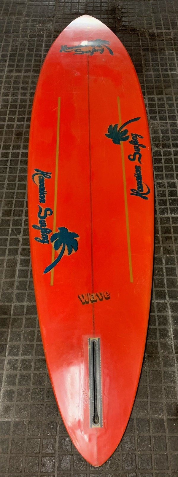 altra - Hawaiian Surfing plancetta vintage 255 con pinna