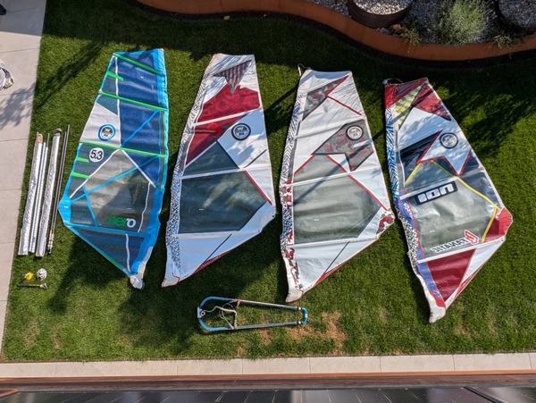 North Sails - Set Vele+Albero+Boma North Hero 3,7-4,2-4,7-5,3