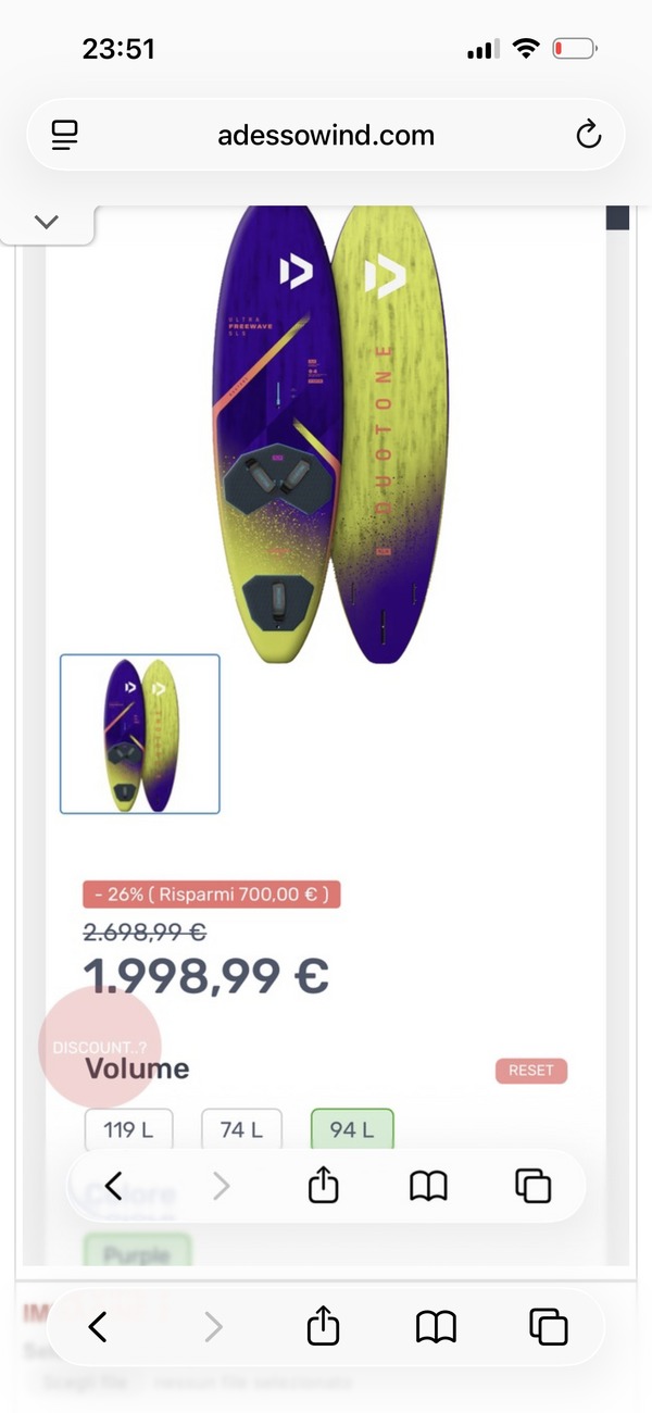 Duotone - Ultra FreeWave SLS