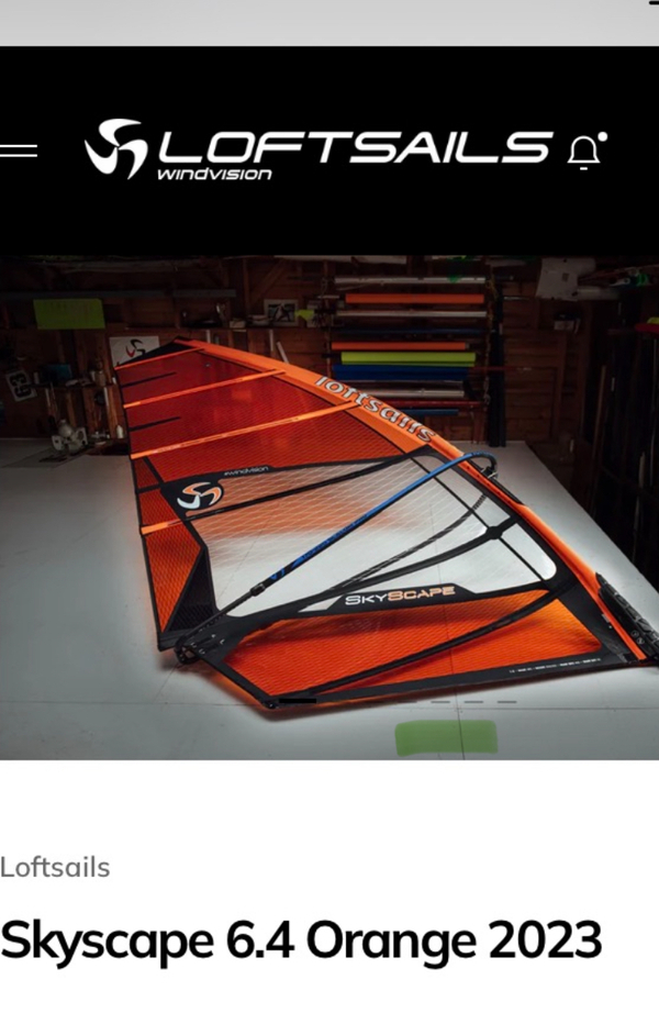 Loft Sails - Skyscape 6.4 Orange 23