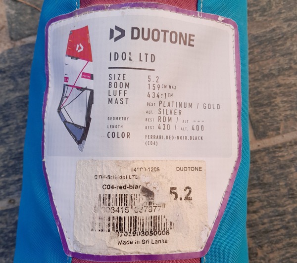 Duotone - IDOL LTD 5.2 anno 2019