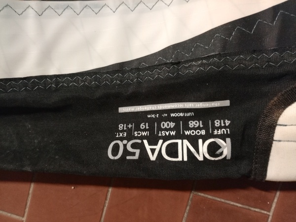 Challenger Sails - Konda 5.0 + Albero simmer 400 rdm 100%