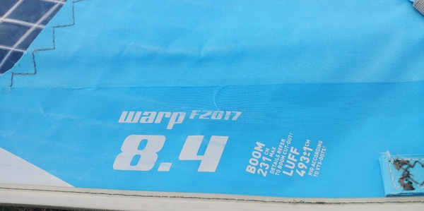 North Sails - Warp 8.4 + albero Gold 490 + boma