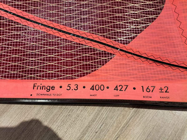 Goya - Vela Windsurf Goya Sails Fringe Pro 5.3 usata